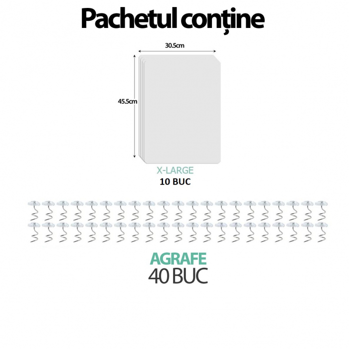 Set 10 Folii One Size, Protectie Impotriva Zgarieturilor de Pisici si Caini pentru Obiecte din Lemn sau Material Textil, Pat, Canapea, Scaun, Usa, Covor, Polietilena Autoadeziva, Rezistenta la Apa, 40 [8]