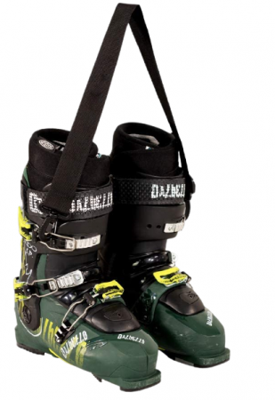 Curele pentru Transport LittleDomi, Clapari Ski sau Snowboard, Ajustabile, Carlig Reversibil, Negru [2]