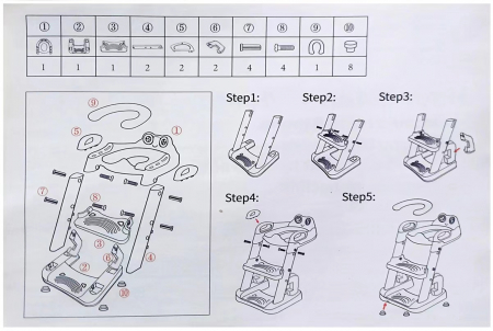 Reductor si Scaunel Inaltator WC pentru Copii +1An, LittleDomi®, 2 Trepte, Reglabil pe Inaltime, Pliabil, Portabil, Antiderapant, Anti-Stropire, Perna Moale, Manere de Sustinere, Verde [6]
