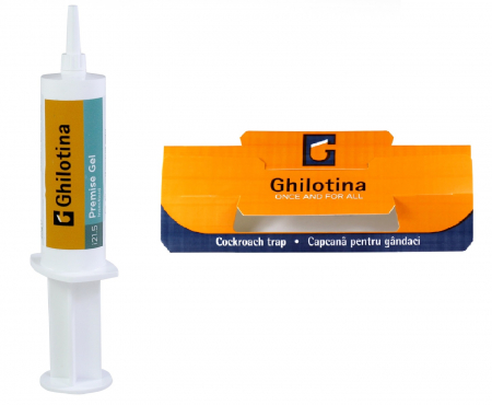 Set Capcana Tip Casuta,Gel Insecticid, Premise Gel 20g, Ghilotina, Momeala pentru Gandaci de Bucatarie, Baie, Canalizare, Remanenta pana la 4 luni, Dosaj 0.2g/m2, Efect in 24 ore Tip Cascada,  Imidacl [0]