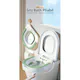 Recent adaugate - Vas Sitz Bath Pliabil LittleDomi®, pentru Baie de Sezut tip Lighean cu Irigator Reglabil pentru Tratament Hemoroizi, Postpartum si Igiena Locala, Adaptabil pe Toaleta, Design Ergonomic cu Drenaj Efici