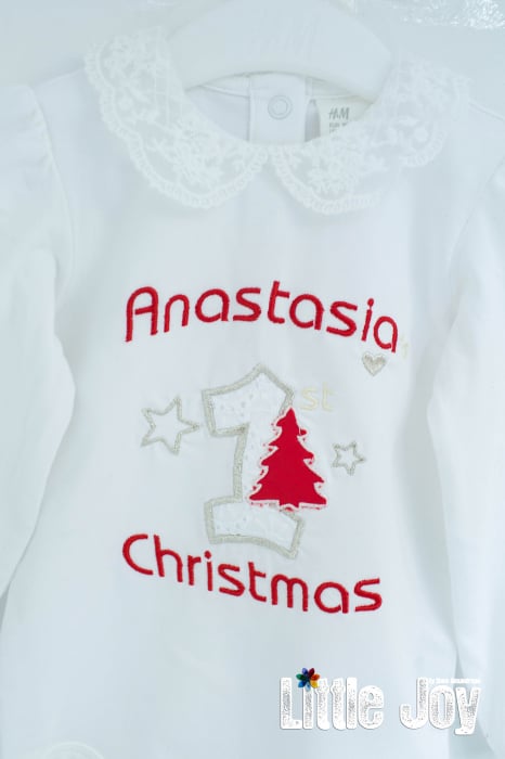 Set Body Brodat Crăciun - Anastasia + botoșei [4]