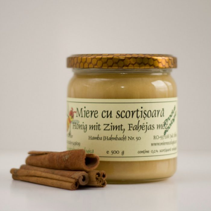 Miere ecologica cu scortisoara 500g [1]