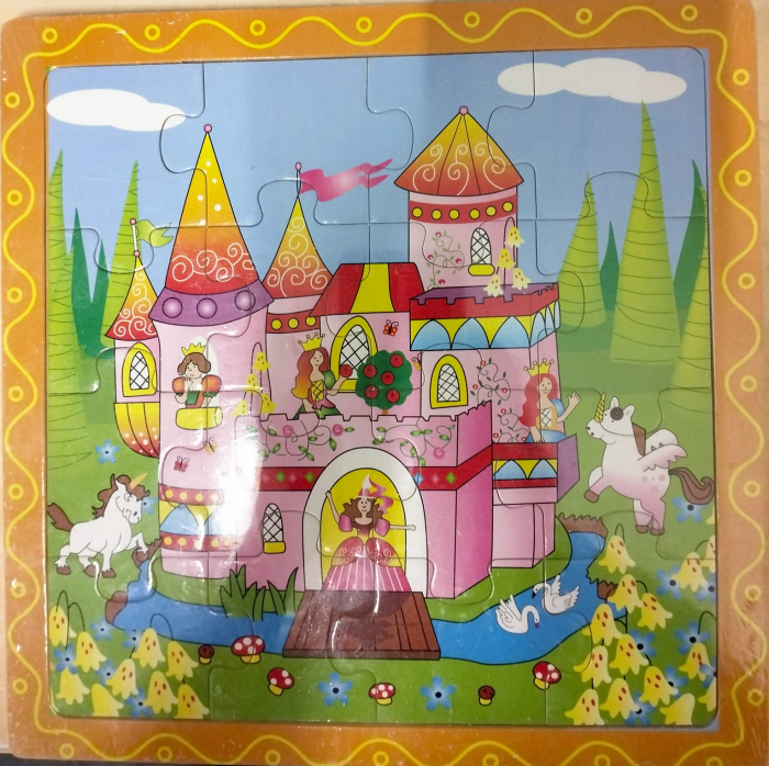 Puzzle forme din lemn - Castel printese [1]