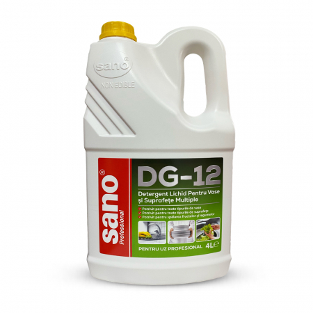 Casa, Gradina & Bricolaj - Detergent de vase profesional Sano Professional DG-12 4L