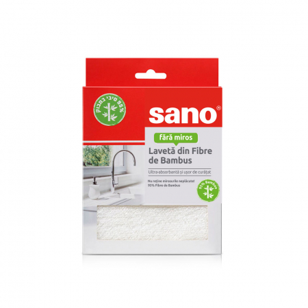 Curatenie & Intretinere - Laveta Sano din fibre de bambus