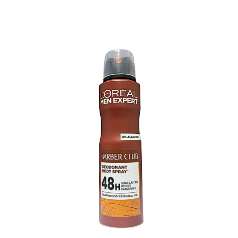 Ingrijire Corp - Antiperspirant spray Barber Club, 150 ml, L'oreal Men Expert