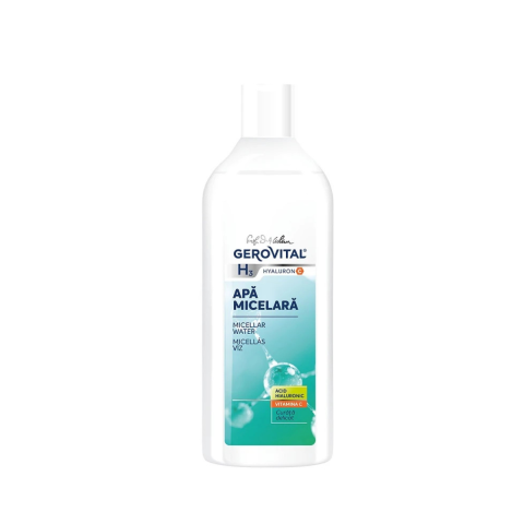 Produse demachiere si curatare - Apa micelara Gerovital H3 Hyaluron C, 400 ml
