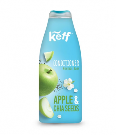 Balsam par - Balsam, Keff, Mar & Seminte de Chia, pentru par normal, 500 ml
