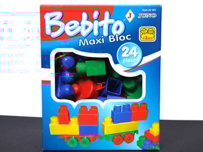 Creativitate si Indemanare - Bebito maxi bloc 24 piese #JC 12C
