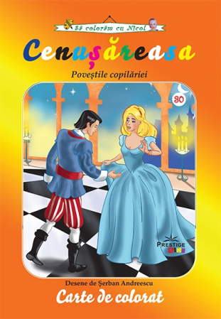 Carte Prescolara, Joc - Cenusareasa - carte de colorat
