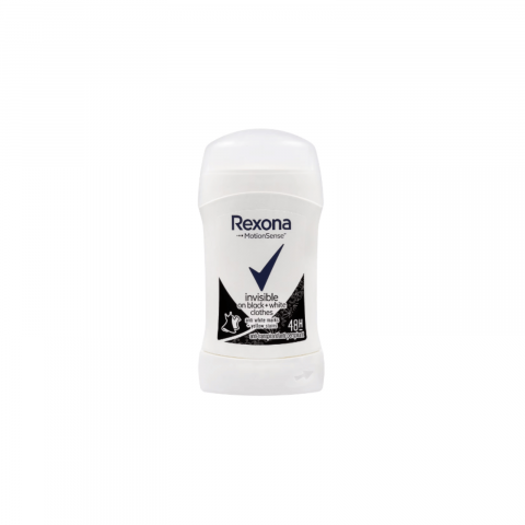 Deodorante si Antiperspirante - Deodorant stick Rexona Invisible on Black + White, 40 ml