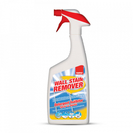 Solutii suprafete baie - Detergent inalbitor spray cu spuma Sano 750ml