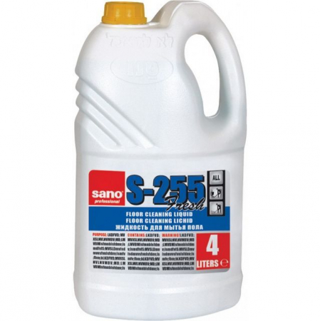 HORECA - Detergent pardoseli parfumat Sano Professional Floor S-255 Fresh 4L
