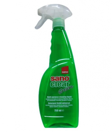 Detergenti Geamuri - Detergenti geamuri Sano Clear Green Trigger 750 ml