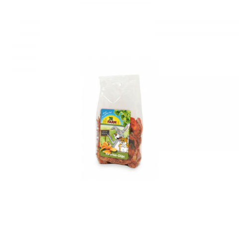 Hrana pasari si rozatoare - Felii de morcov pentru rozatoare, Jr Farm, 125 g