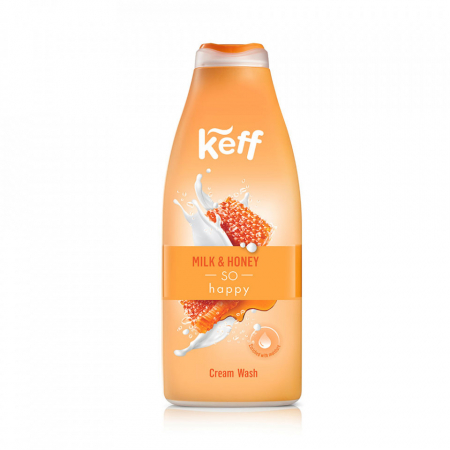 Gel de dus Keff cu Lapte & Miere 500ml