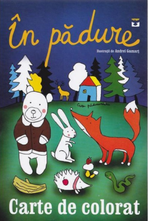 Sa coloram cu Nicol - In padure. Carte de colorat