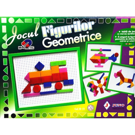 Creativitate si Indemanare - Jocul figurilor geometrice . JD-21 - JUNO