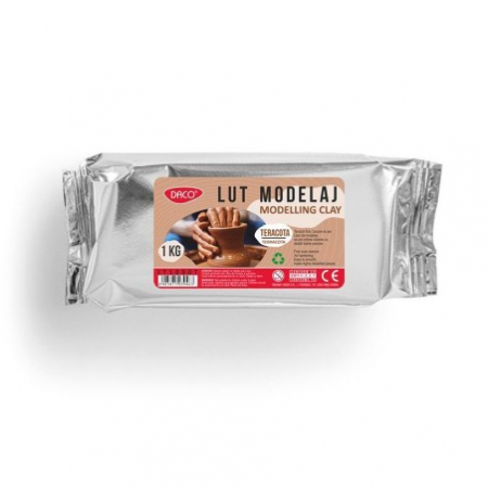 Plastilina, Materiale modelaj - Lut modelaj 1 kg - Teracota