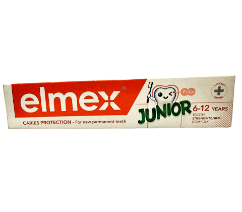 Ingrijire Personala & Cosmetice - Pasta de dinti pentru copii Elmex Junior, varsta 6-12 ani, 75 ml