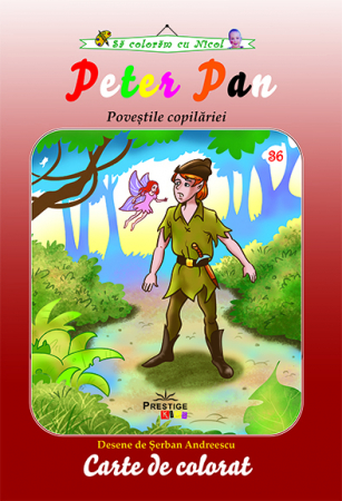 Sa coloram cu Nicol - Peter Pan - carte de colorat