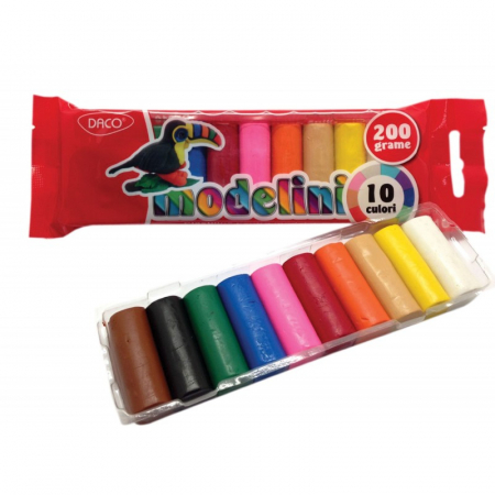 Acuarele si Seturi pictura - Plastilina 10 culori - DACO