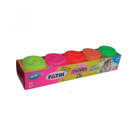 Birotica & Papetarie - Plastilina usoara neon - FATIH