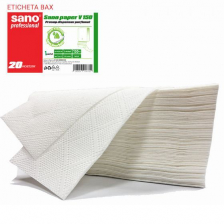 Uz Casnic - Prosop dispenser intercalat Sano Paper V150 White - Sano