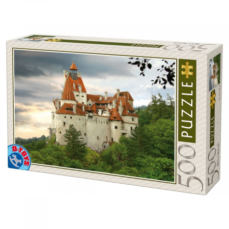 Jocuri & Jucarii - Puzzle Castelul Bran 500 Piese D-TOYS