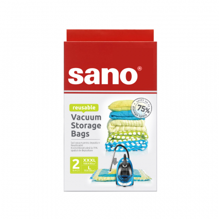 Uz Casnic - Saci de vidat vacuum Sano Sushi XXXL+L