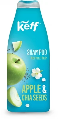 Ingrijire Par - Sampon, Keff, Mar & Seminte de Chia, pentru par normal, 500 ml