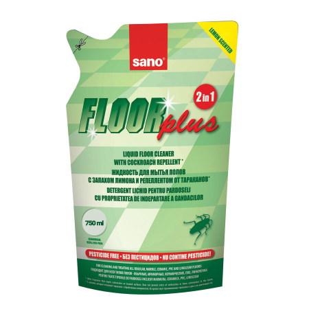 Detergent pardoseli Sano Floor Plus Rezerva 750ml