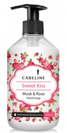 Produse de Baie - Sapun lichid cu parfum mosc & trandafiri Careline Sweet Kiss - SANO