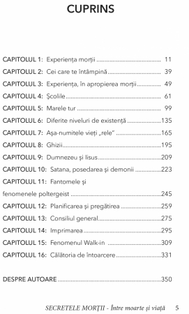 Secretele mortii. Intre moarte si viata [1]