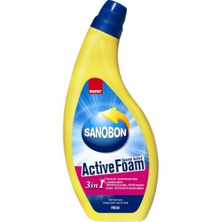 Casa, Gradina & Bricolaj - Spuma activa toaleta Sano Bon Active Foam Fresh 750ml