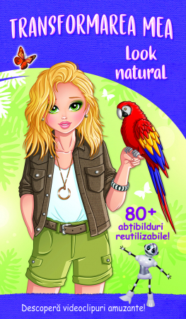 Carti cu abtibilduri - Transformarea Mea - Look Natural