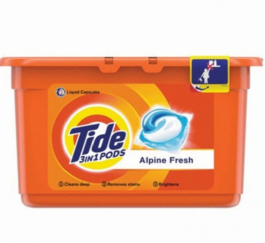 Detergent Capsule pentru Rufe -  3 in 1 Pods Alpine Fresh, 12 buc - TIDE [1]