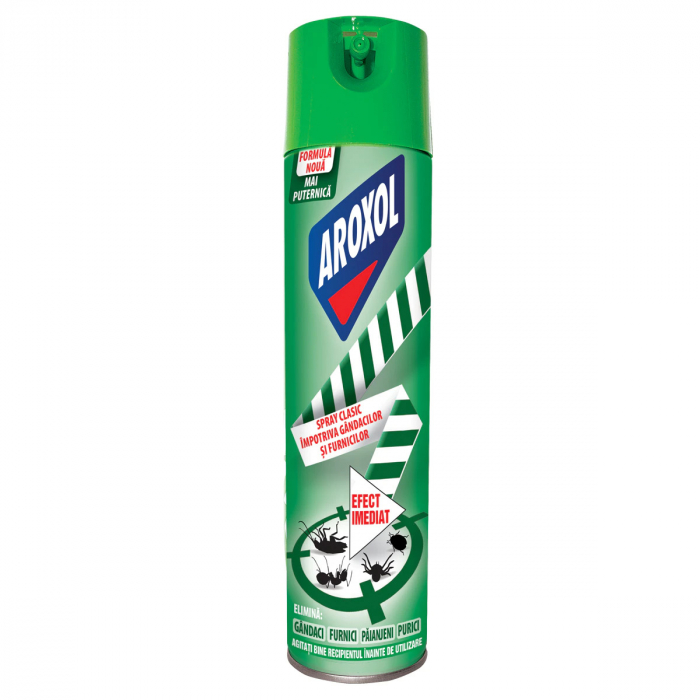Spray clasic impotriva gandacilor si furnicilor, 400 ml, Aroxol [1]