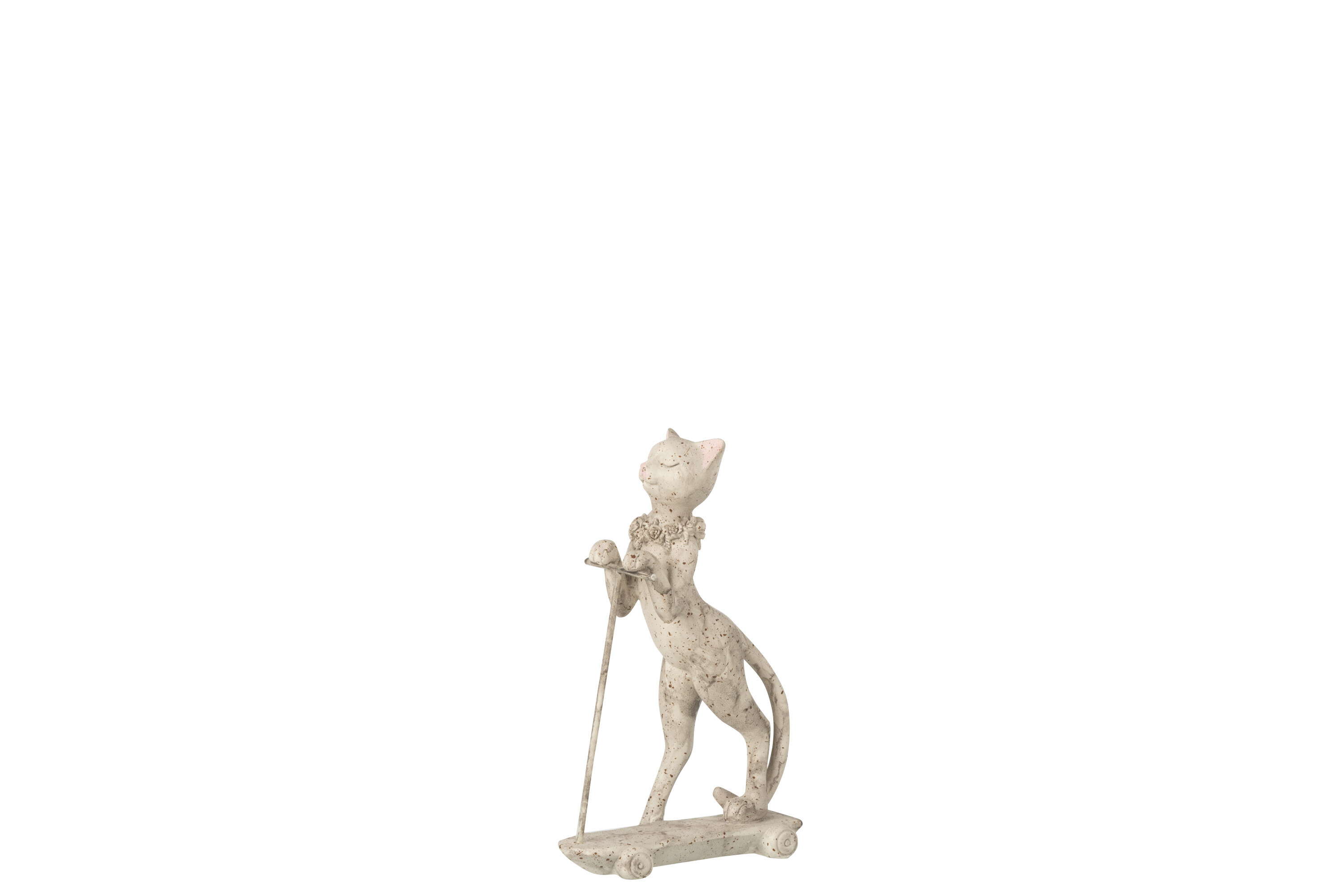SALE % - Set 3 figurine asortate, Compozit, Bej, 11.5x5x19 cm