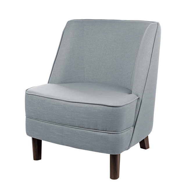 DAVE/scaun,  aspect de in,  menta,  picioare de lemn/h.81 cm [1]