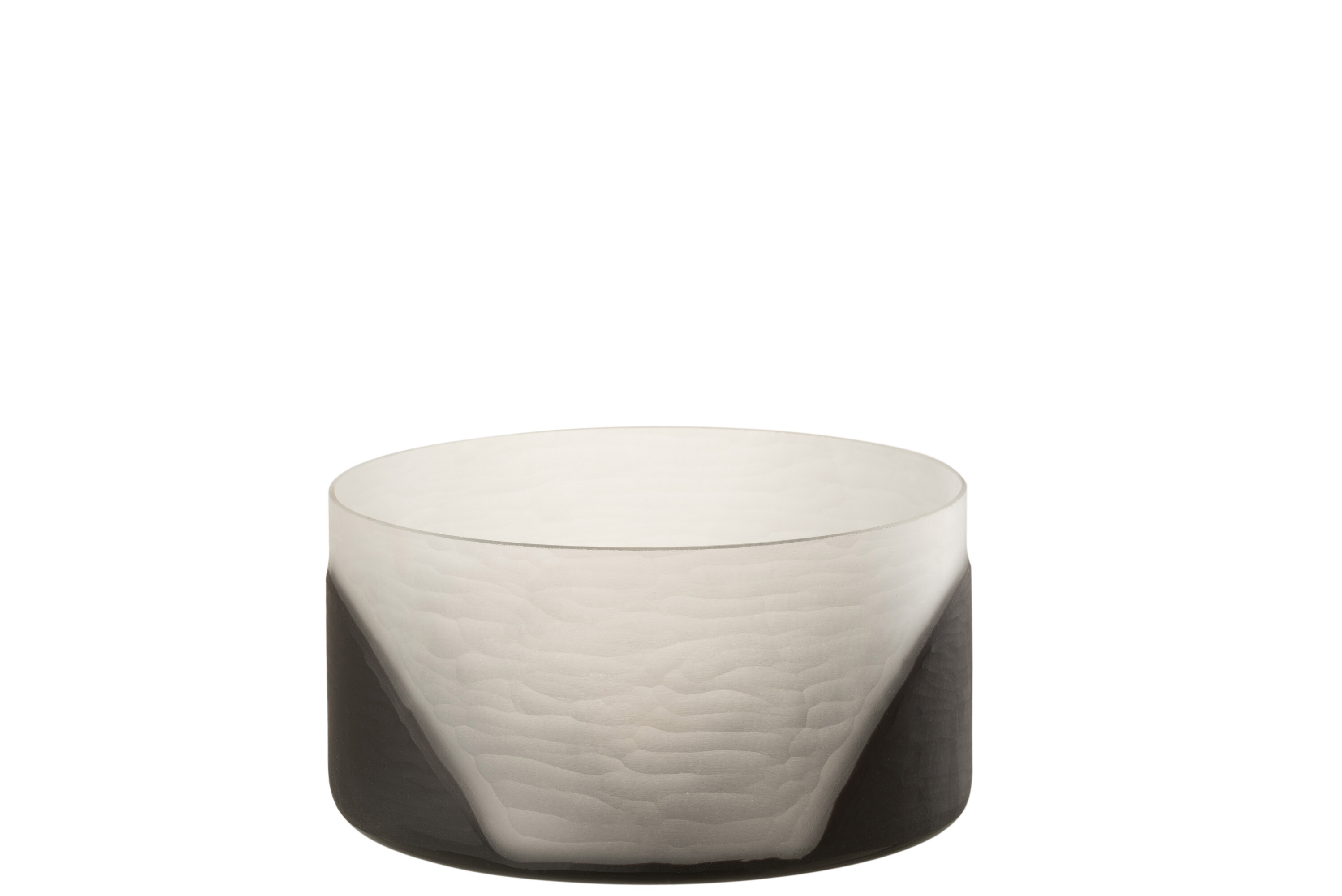 Suport lumanari, Sticla, Negru, 24.5x24.5x13 [4]