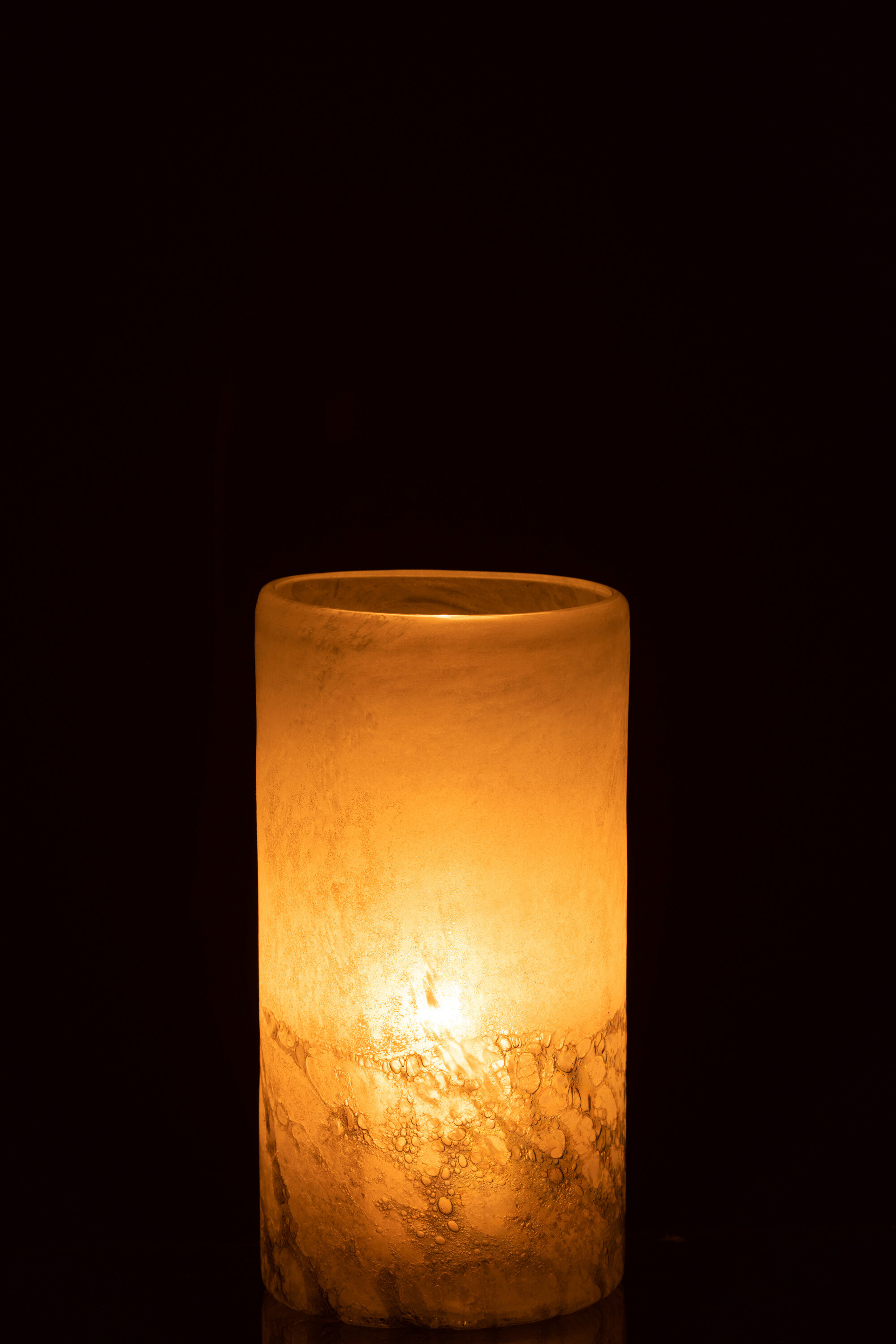 Vaza, Sticla, Alb, 11.5x11.5x22 [2]