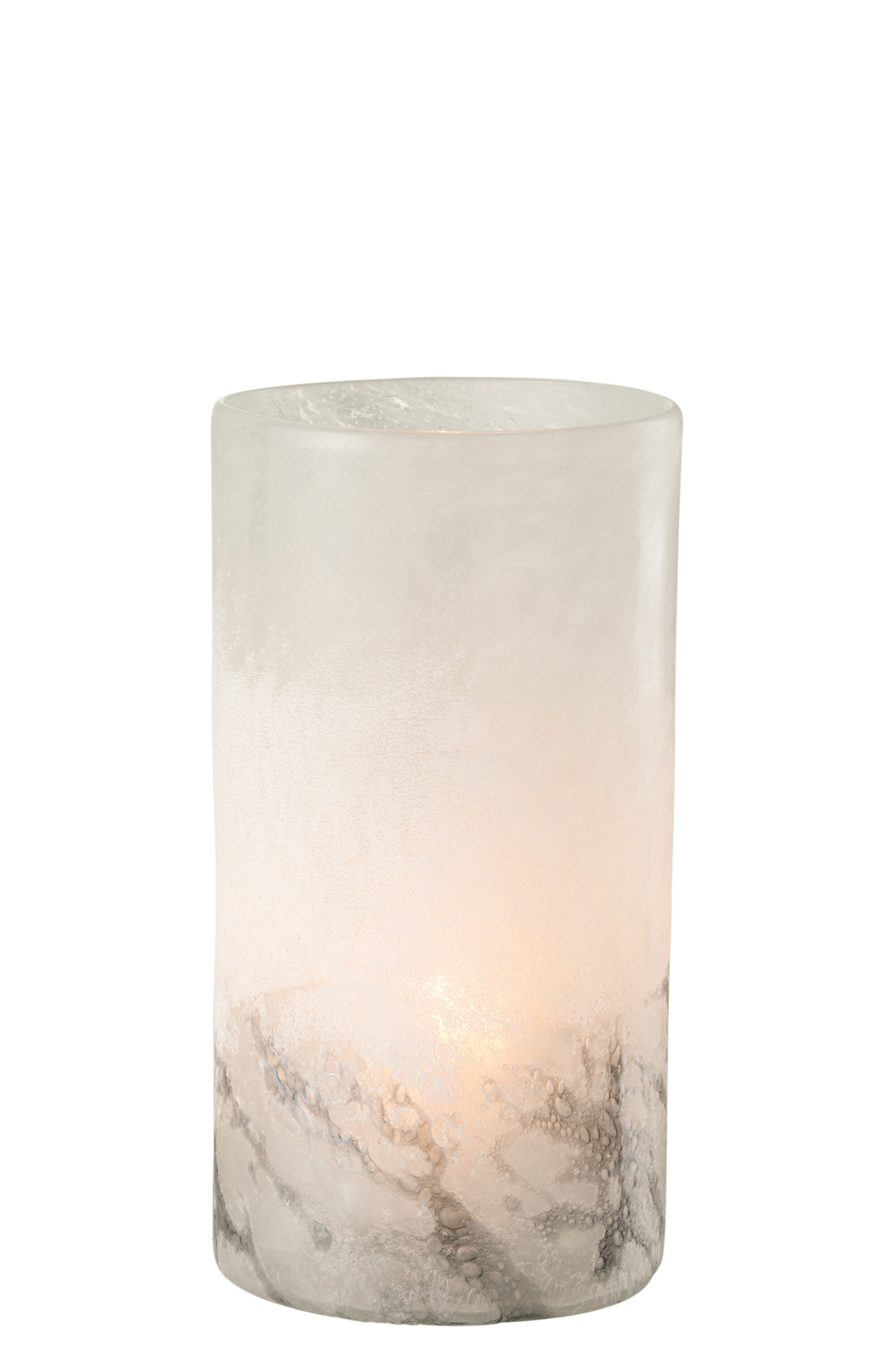 Vaza, Sticla, Alb, 15x15x28 [1]