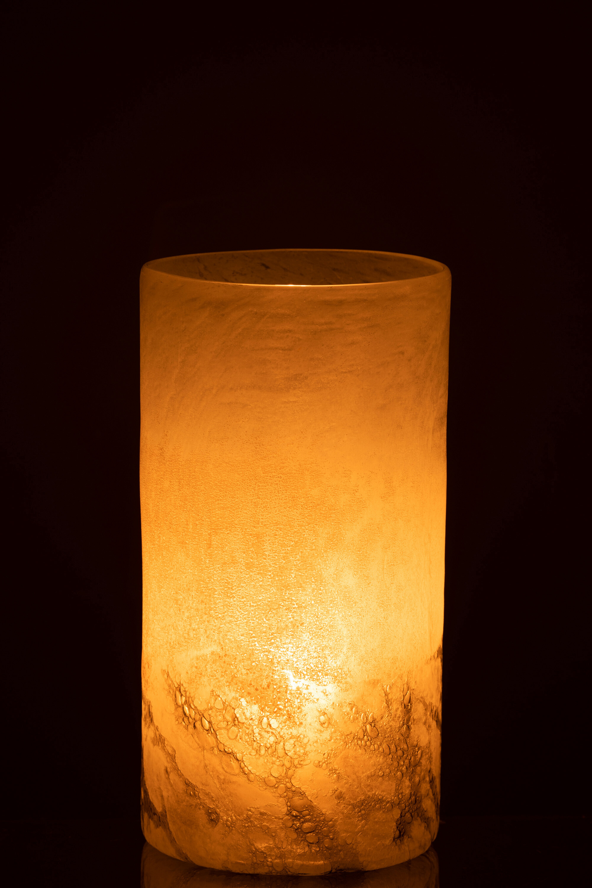 Vaza, Sticla, Alb, 15x15x28 [2]