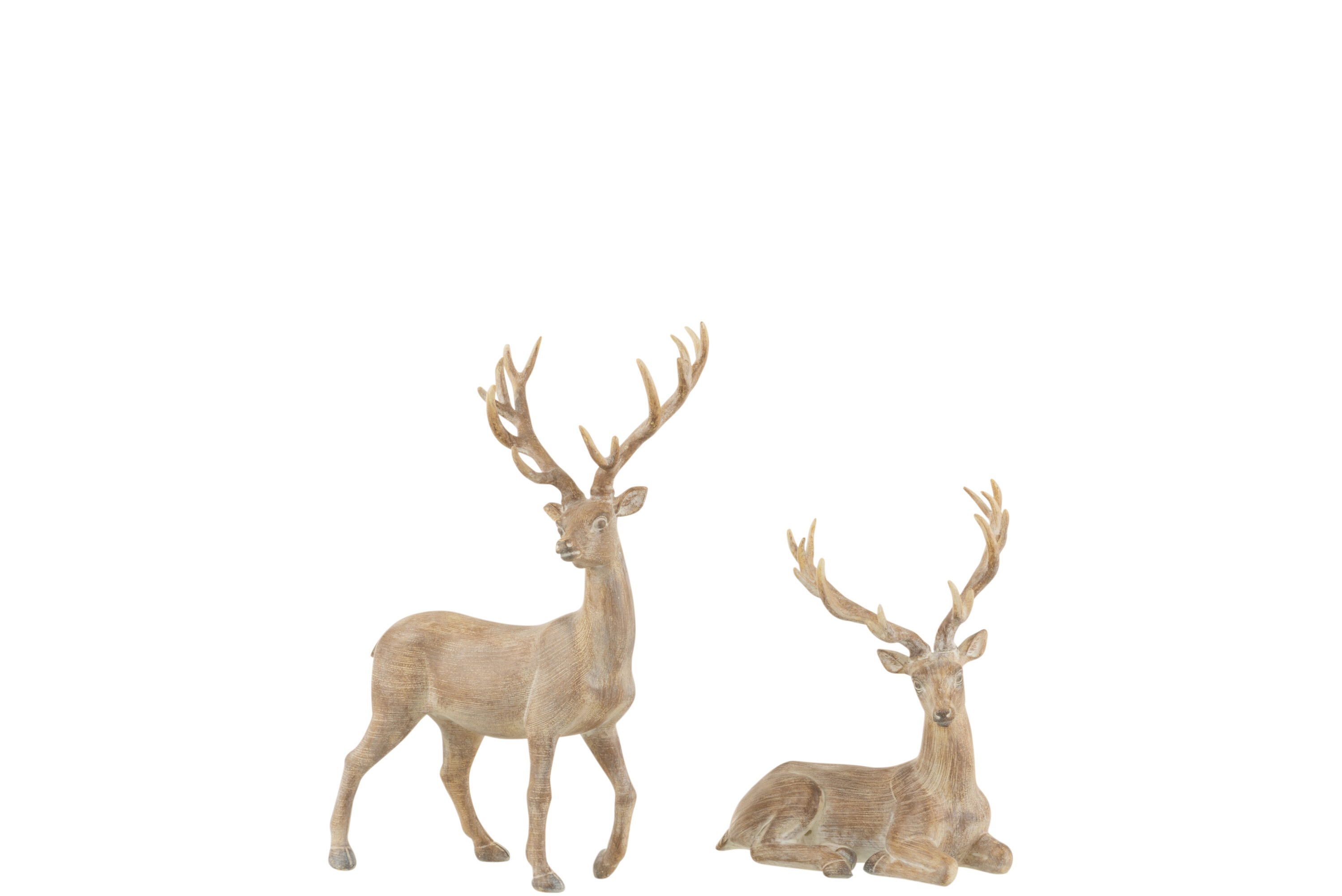 SALE % - Set 2 reni, Compozit, Maro, 10x37x32 cm