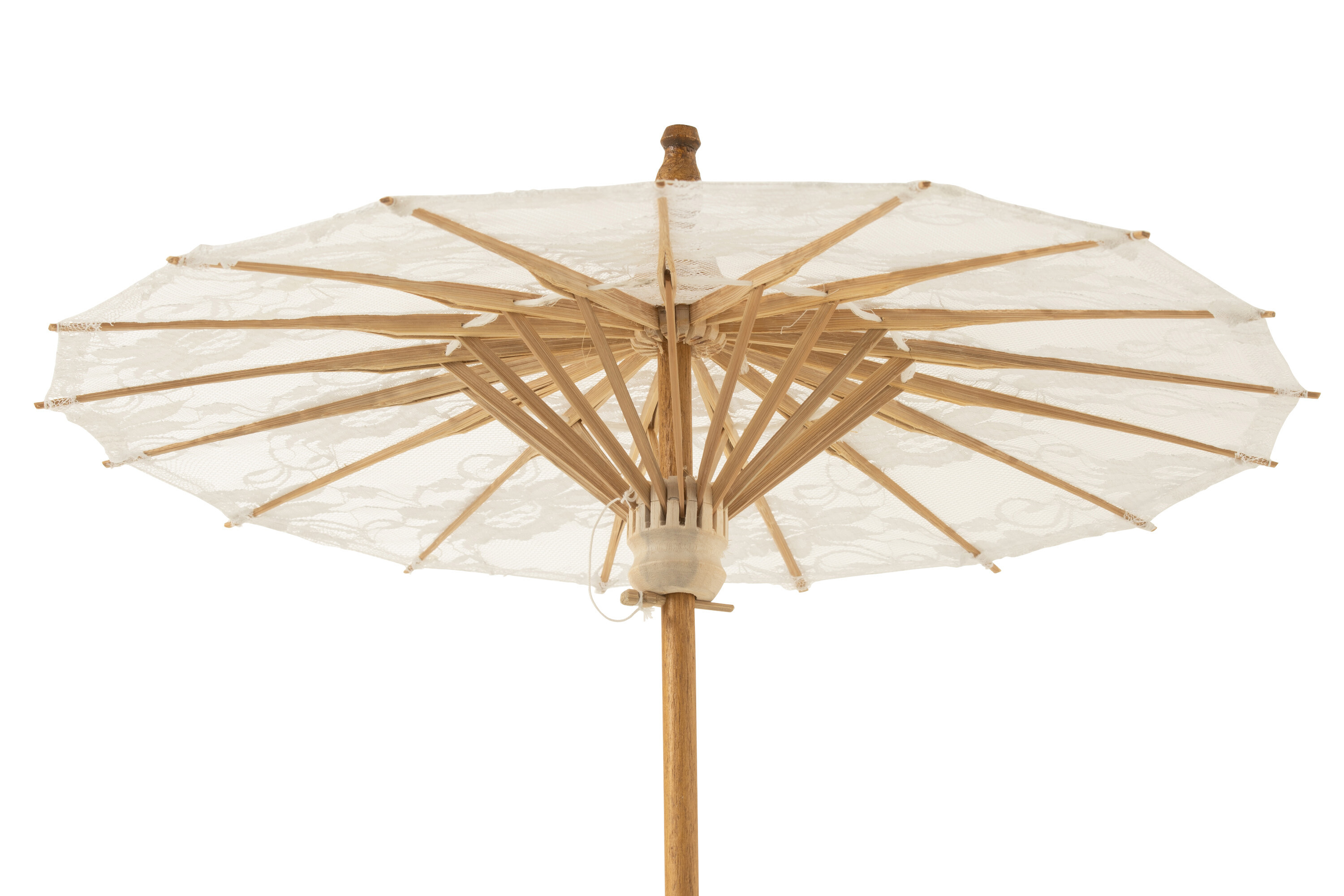 Umbrela decorativa, Textil, Alb , 44x44x54 [4]