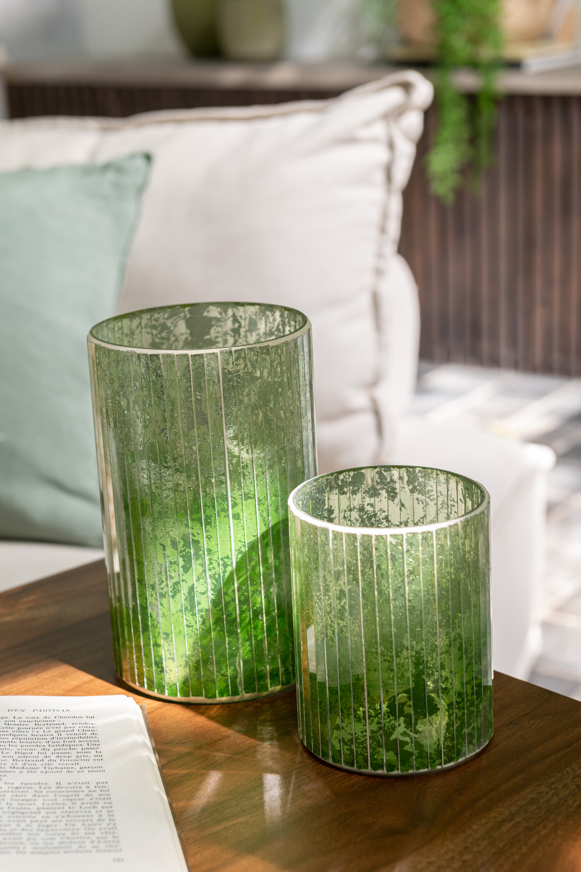 SALE % - Suport lumanare Classic, Sticla, Transparent, 15x15x24.5 cm