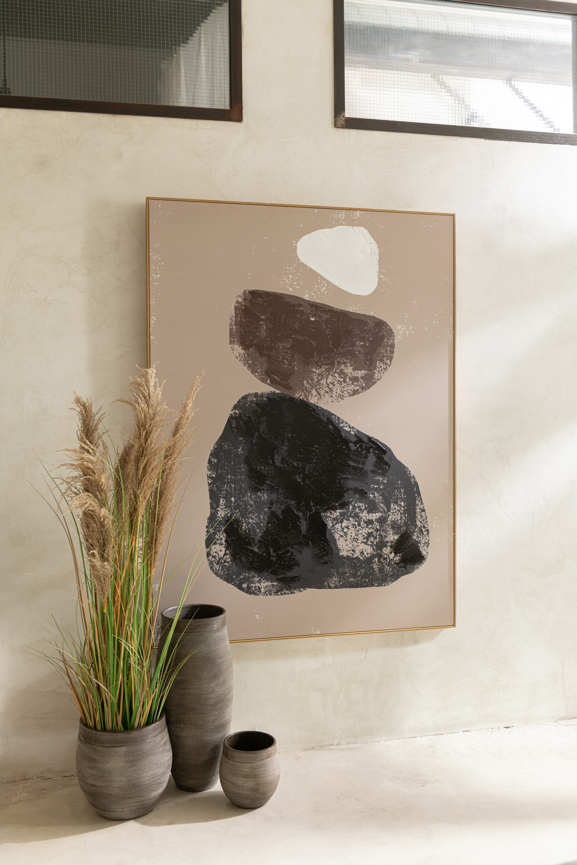 Ghiveci, Ceramica, Maro, 25x25x25 [3]