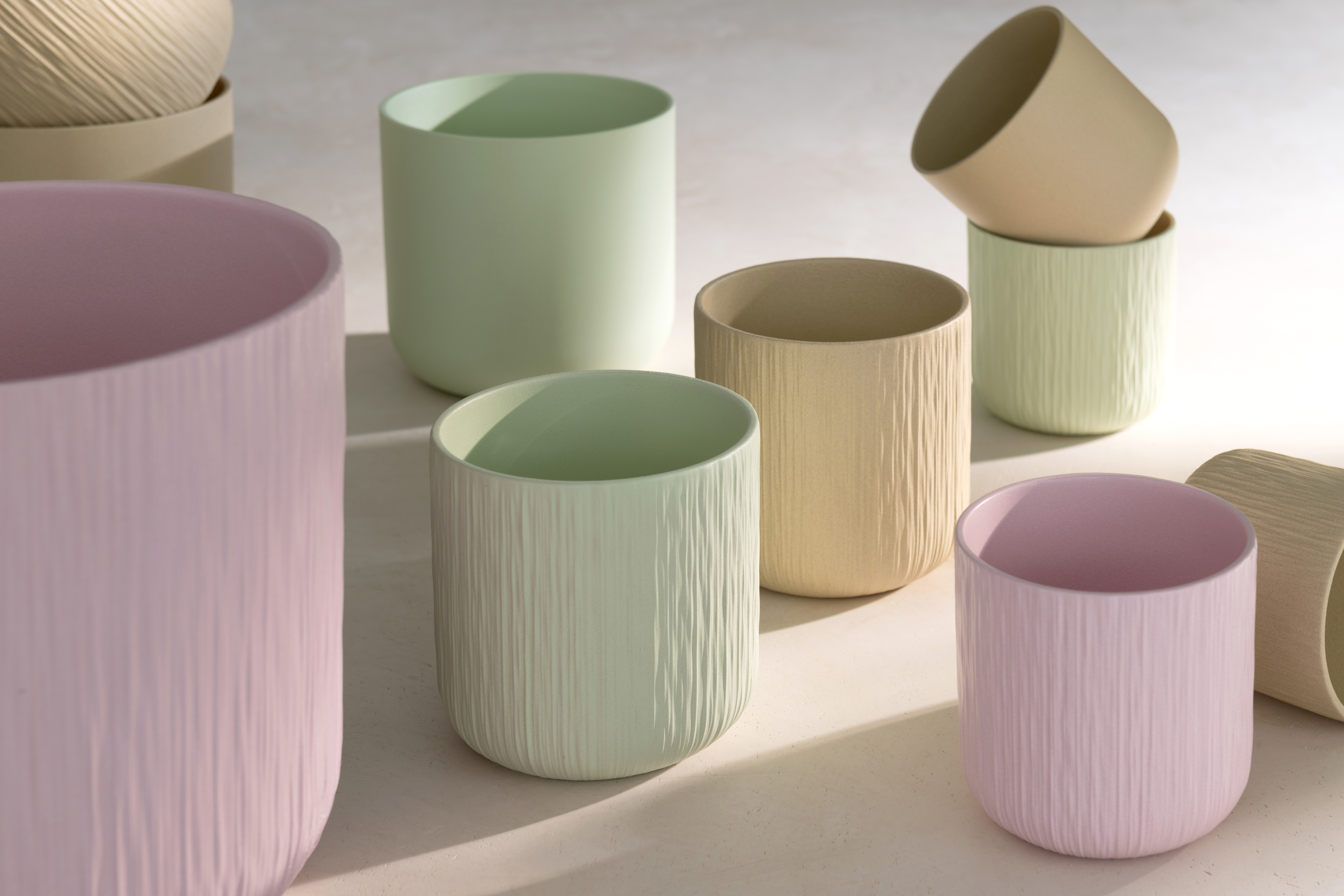 SALE % - Set 2 ghivece, Ceramica, , 26.5x26.5x26